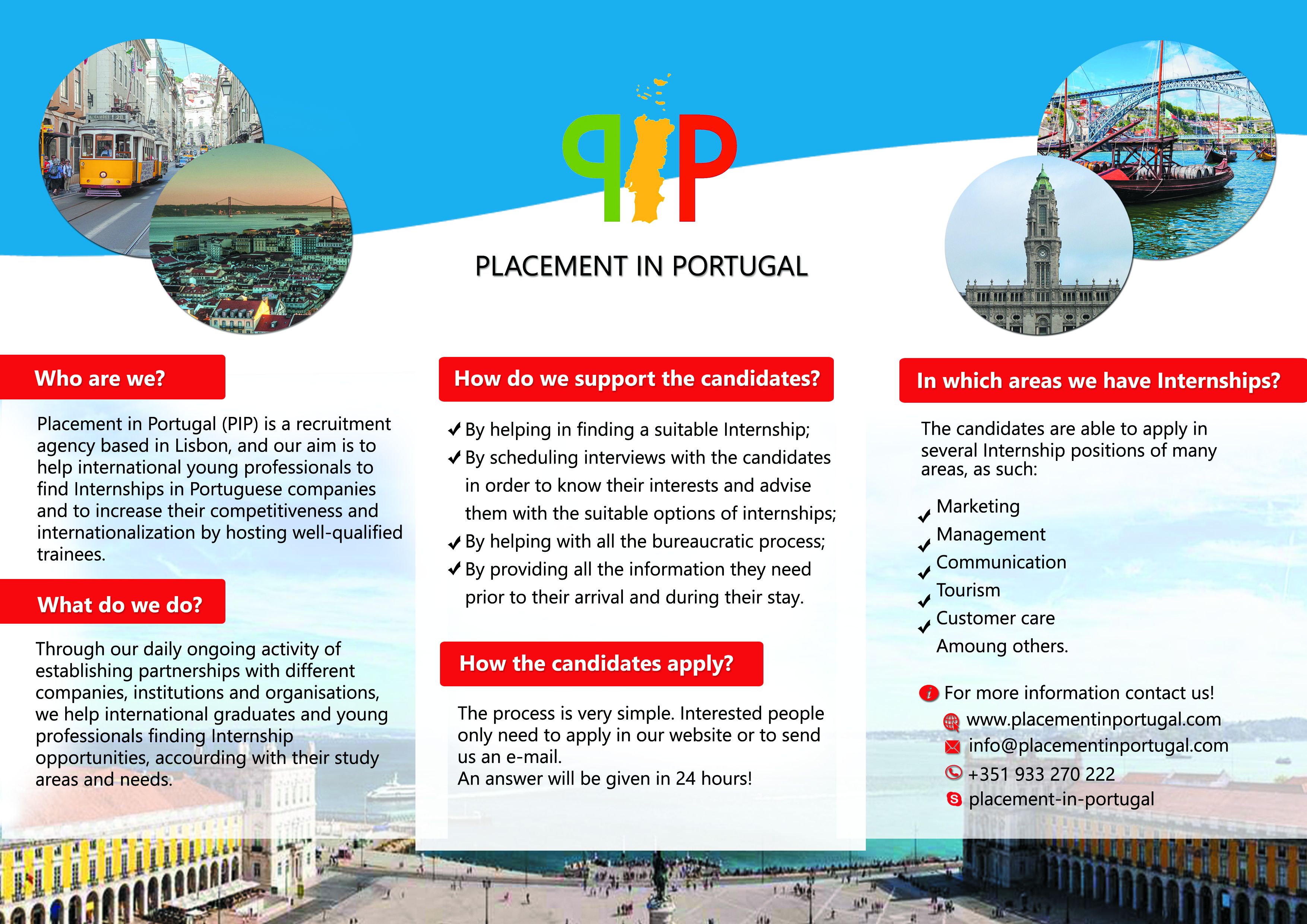 Placement in Portugal Information