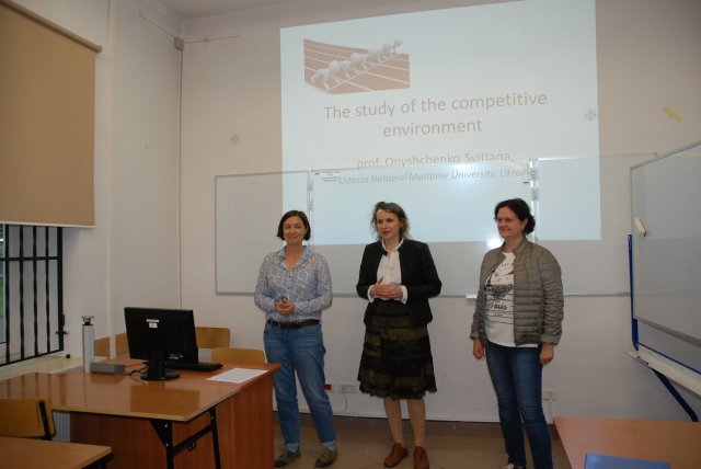 Delegacja z Odeskiego Narodowego Uniwersytetu Morskiego  w jarosławskiej PWSTE w ramach programu Erasmus+