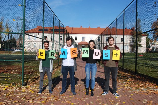 Foreign students staying in PWSTE within the Erasmus+ Programme in the academic year 2017/2018