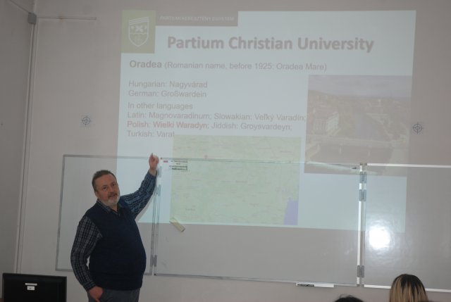 Árpád Szabó from Romanian Partium Christian University at PWSTE – 14-18.03.2022
