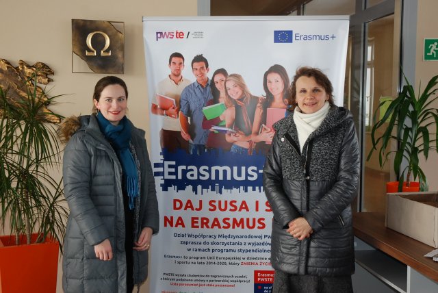 Wykładowca z Universytetu Preszowskiego na Słowacji w PWSTE w Jarosławiu w ramach Erasmusa+