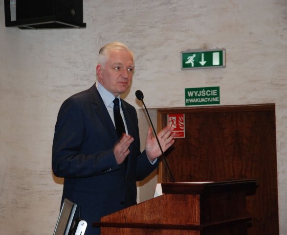 Jarosław Gowin, Wiceprezes Rady Ministrów, Minister Nauki i Szkolnictwa Wyższego z wizytą w PWSTE