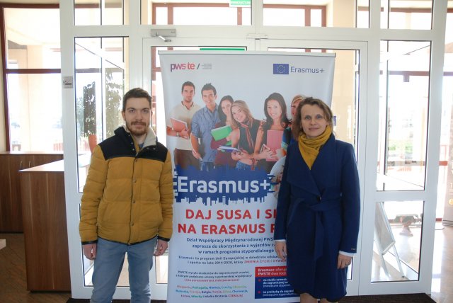 Naukowiec z ISTANBUL ESENYURT UNIVERSITY z wizytą w PWSTE w Jarosławiu w ramach Erasmusa+
