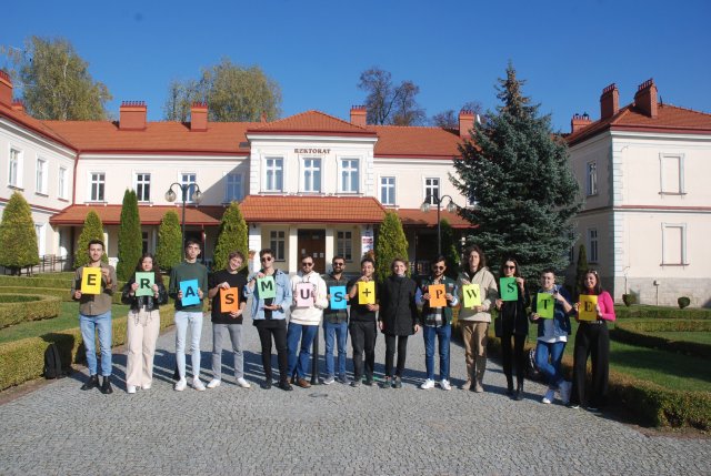 Foreign students in PWSTE, Jarosław within the Erasmus+ Programme
