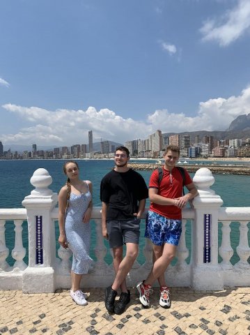 Troje studentów PWSTE na studiach z Erasmus+ w Murcji w Hiszpanii