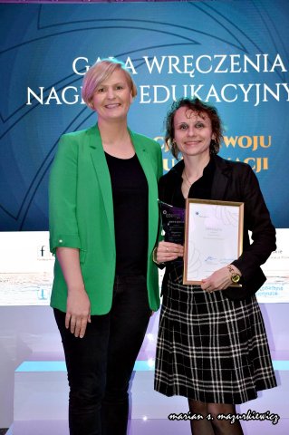 Magdalena Bojarska zwycięzcą tegorocznego konkursu EDUinspirator 2019 w kategorii szkolnictwo wyższe