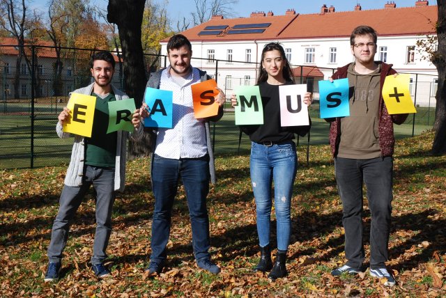 Foreign students staying in PWSTE within the Erasmus+ Programme in the academic year 2017/2018