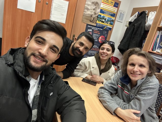 Enes Sosan, Ece Kepir and Onur Varçin - my great Erasmus+ students from Munzur University