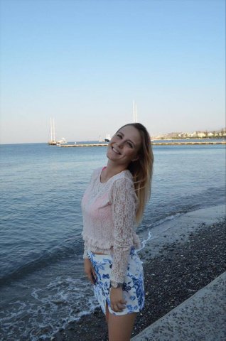Studentka turystyki i rekreacji PWSTE w Jarosławiu, Kateryna Sokorenko realizuje praktyki zagraniczne w Grecji - Kardamena - KOS 