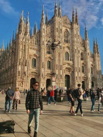 Onur Sezgin - Erasmus+ student from PWSTE in Italy: Milan and Venice ! ! !