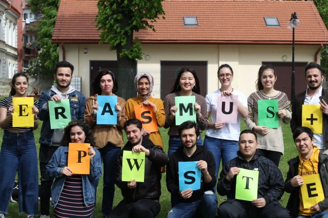 ERASMUS+ STUDENTS in PWSTE in Jaroslaw ! ! !