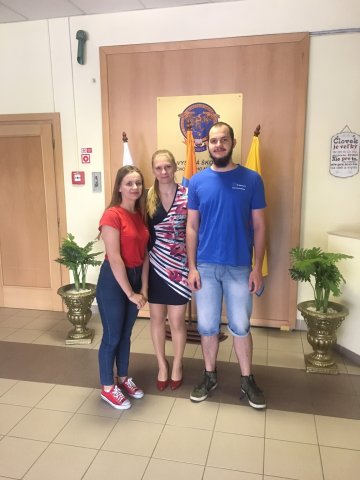 Viktoriia Basha i Łukasz Mac na Erasmusie w Wyższej Szkole Zarządzania Bezpieczeństwem w Koszycach – Słowacja